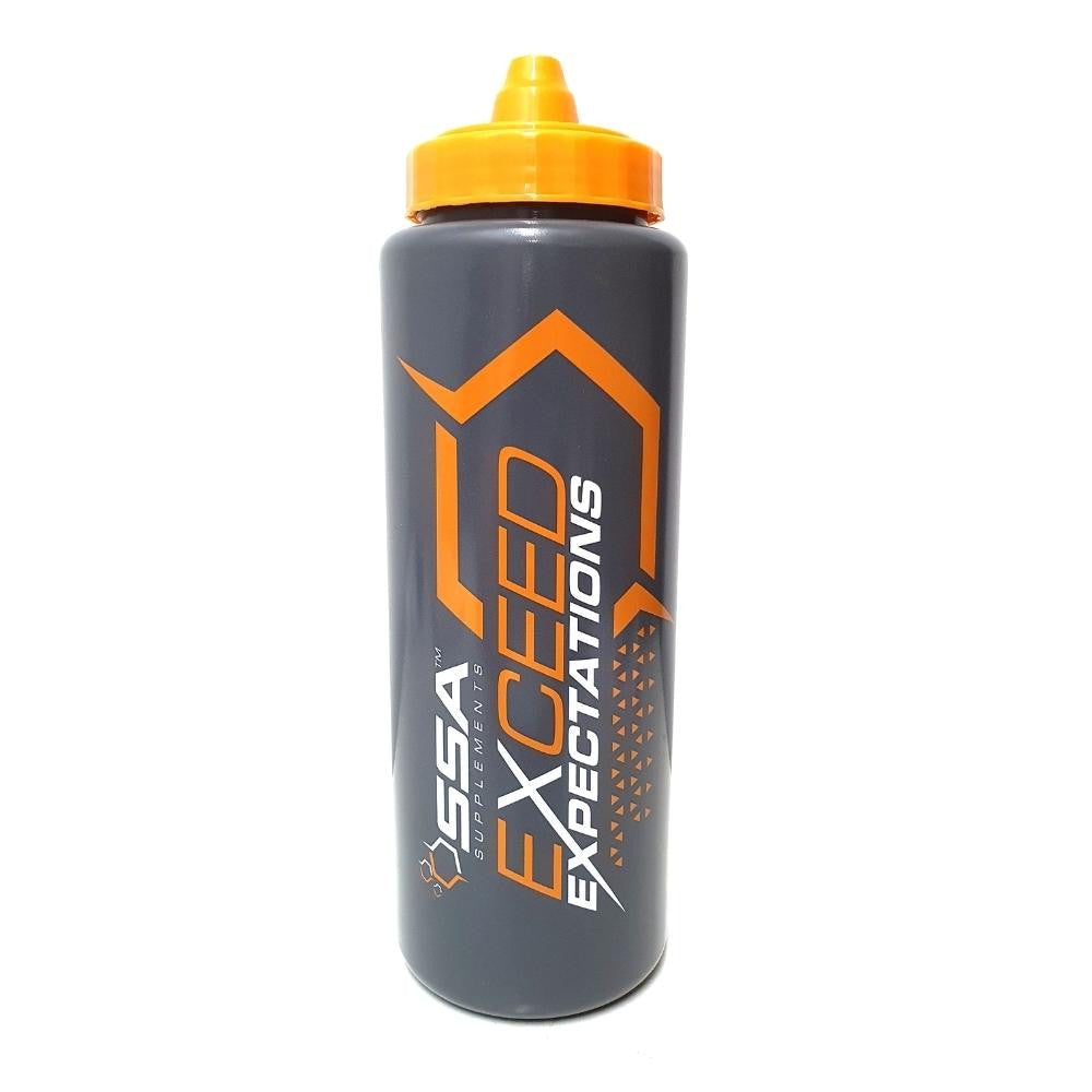 SSA Supplements Waterbottle - Non return valve - 1L