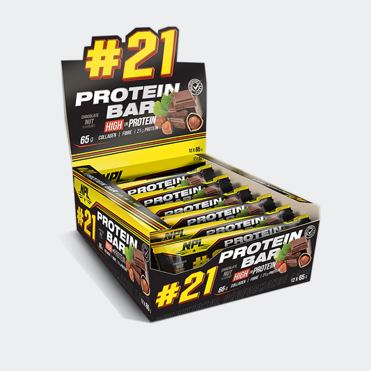 NPL #21 Protein Bar 65g Choc Nut Box 12