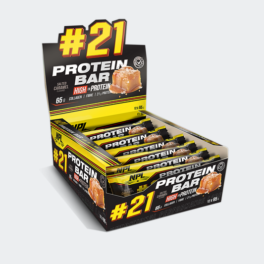 NPL #21 Protein Bar 65g Caramel Sea Salt Box 12