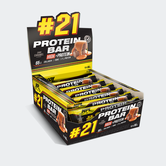 NPL #21 Protein Bar 65g Choc Caramel Box 12