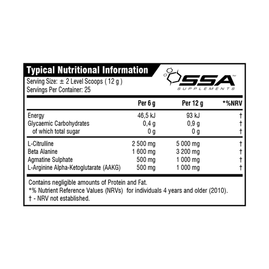 SSA Supplements Hellfire Pump - 300g