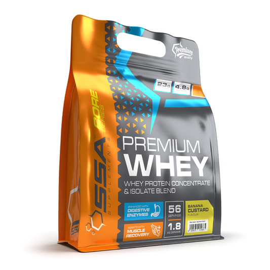 SSA Supplements Premium Whey - 1,8kg Bag