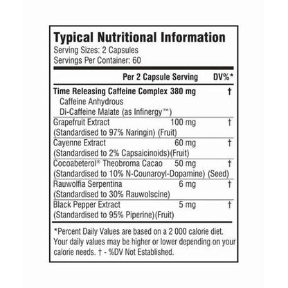 Barbarian Nutrition Thermo Axe 2.0- 120 Caps
