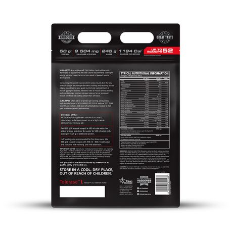 TNT Mercury Supa Mass 4.2kg BAG - Chocolate Nut (Mass Gainer)