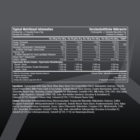 SSA Supplements Anabolic Muscle Stack - 908g Bag